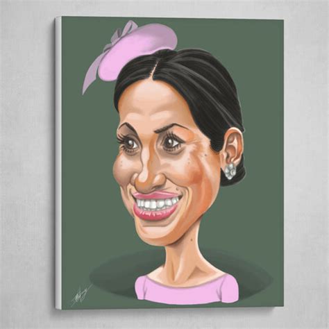 Meghan Markle Caricature by Isaac Chung