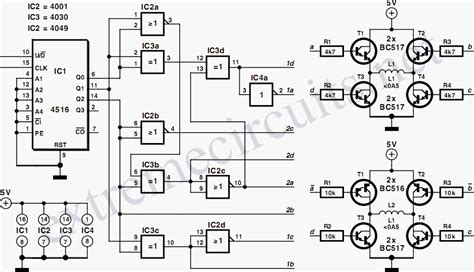 Bipolar Stepper Motor Control Circuit Diagram