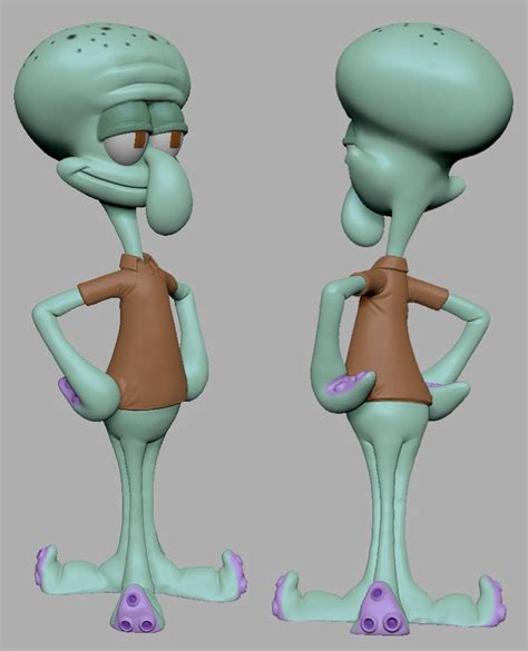 Squidward ready 3D model - TurboSquid 1281899