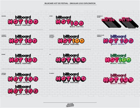 Billboard Hot 100 Festival 2016 - Branding & Creative on Behance