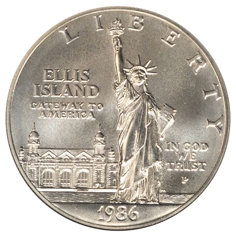 Value of 1986 $1 Statue of Liberty Silver Coin | Sell Coins