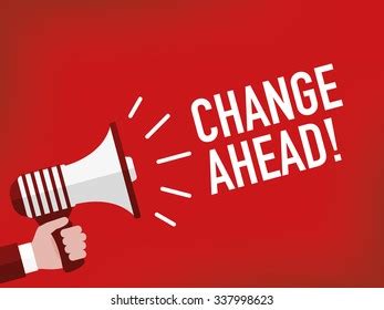 Change Ahead Stock Vector (Royalty Free) 356928827 | Shutterstock