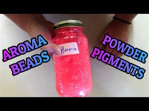 HOW TO MAKE AROMA BEADS WITH POWDER PIGMENTS - YouTube in 2020 | Aroma ...