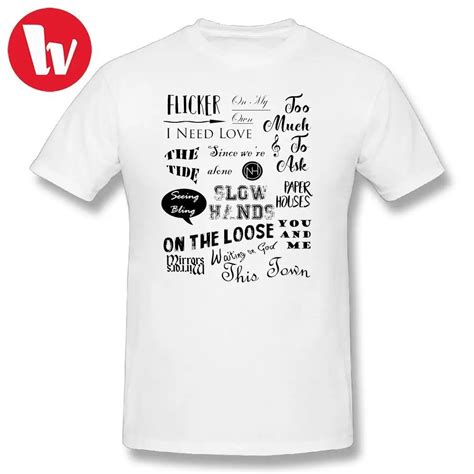 Niall Horan T Shirt Flicker Songs Niall Horan T Shirt Men Print Graphic ...