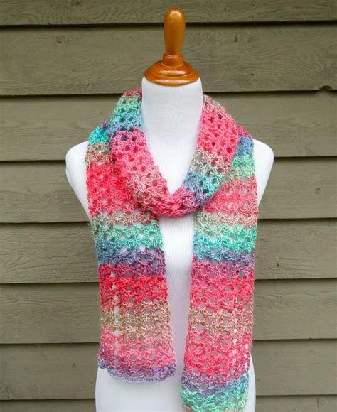 Island Lace Crochet Scarf (Free Pattern) | AllFreeCrochet.com