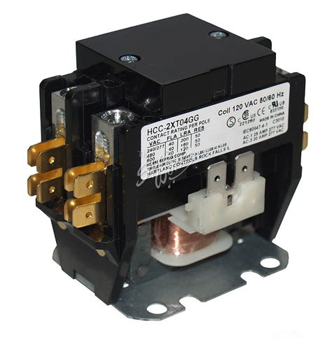 DOUBLE POLE CONTACTOR 120V COIL 50 AMP RES | The Spa Works