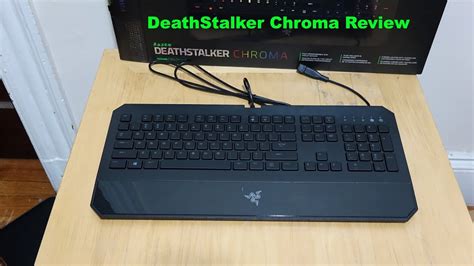 Razer DeathStalker Chroma Review - YouTube