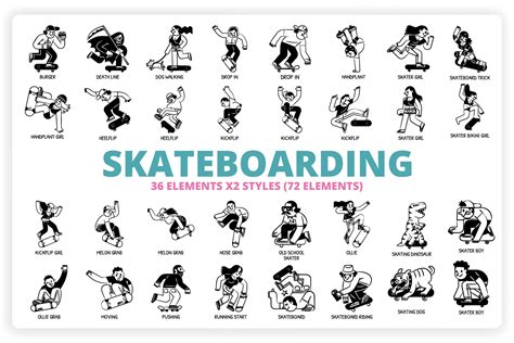 Skateboard Tricks Names