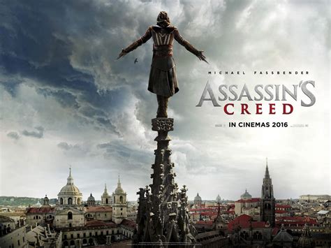 Assassin's Creed UK Movie Poster starring Michael Fassbender