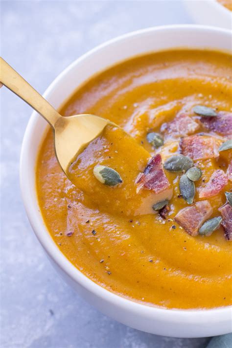 Healthy Butternut Squash Soup | The Clean Eating Couple