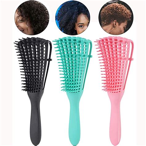 BINMUO New Scalp Massage Comb Hair Brush Women Detangle Hairbrush Anti ...