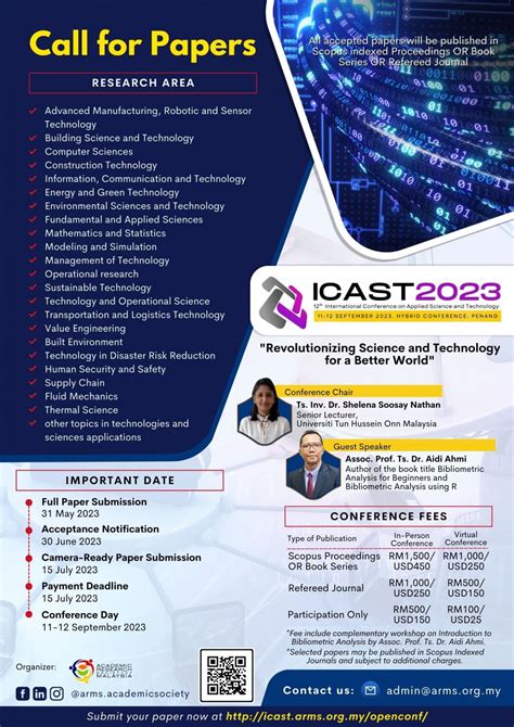 12th International Conference on Applied Science and Technology 2023 | Asia Research News