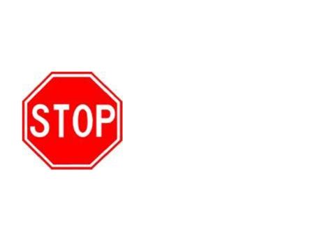 Blank Stop Sign Template - ClipArt Best