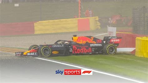 Belgian GP: Max Verstappen finishes fastest but crashes out of Practice ...