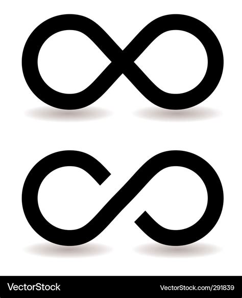 Infinity symbol Royalty Free Vector Image - VectorStock