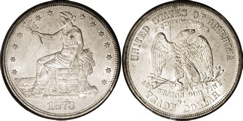 1873-CC Trade Dollar Silver Coin Value