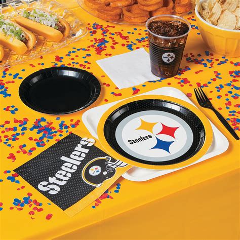 NFL® Pittsburgh Steelers™ Party Supplies - OrientalTrading.com Nfl Party, Tailgate Party ...