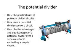 The potential divider | Teaching Resources