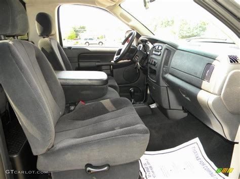 Dark Slate Gray Interior 2005 Dodge Ram 2500 SLT Regular Cab 4x4 Photo #40592153 | GTCarLot.com