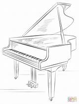 Piano Keyboard Coloring Page At GetColoringscom  Free Printable sketch template