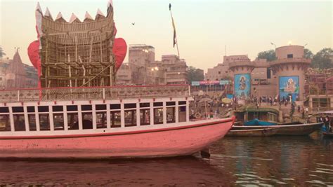 boat trip ganges river varanasi Stock Footage Video (100% Royalty-free ...