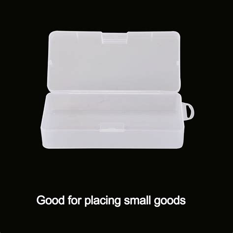 Plastic Grid Storage Box Clear Storage Transparent Container ...