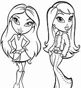 Winter Coloring Pages Bratz Pagesbratz sketch template