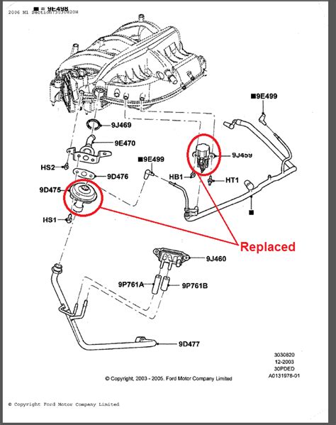 2006 Ford Escape XLT 3.0L V6 - CEL P0403 EGR circuit Malfunction : r ...