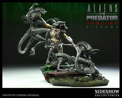 ALIENS VS PREDATOR REQUIEM Diorama