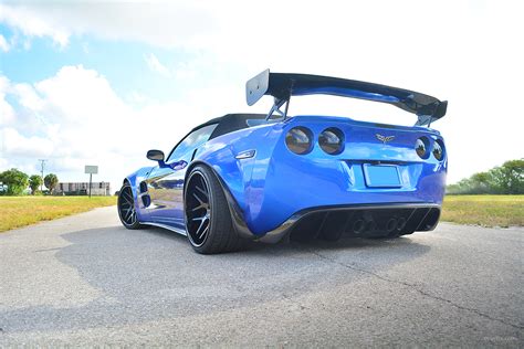 C6 Corvette Extreme Rear Diffuser Quad Tips (Carbon Fiber) - SS Vette Inc.