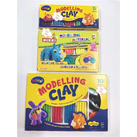 Modelling Clay / Tanah Liat (3 types) | Shopee Malaysia