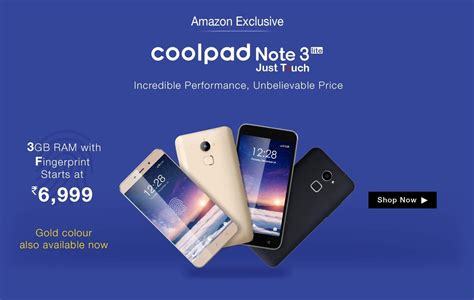 Coolpad Note 3 Lite: Coolpad Note 3 Lite Specifications, Features at ...