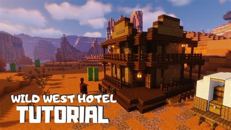 Minecraft: How to Build a Wild West Hotel (Tutorial) - YouTube