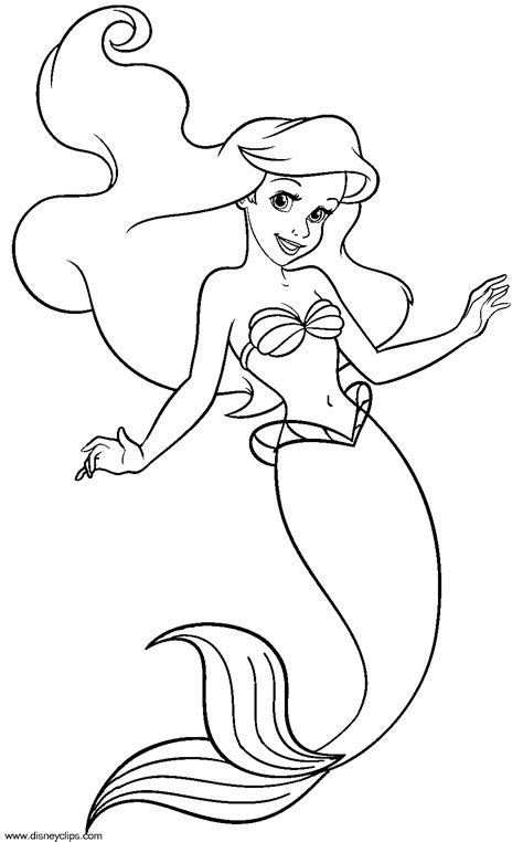 high quality Disney little mermaid colouring pages - awesome Coloring ...