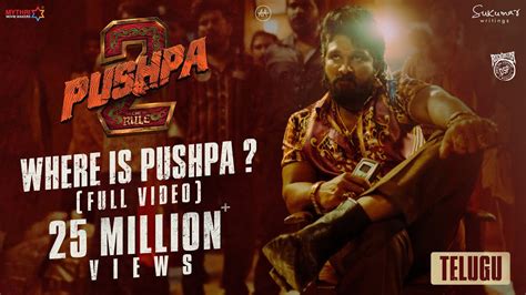 Where is Pushpa? | Pushpa 2 - The Rule 🔥 | Telugu | Allu Arjun | Sukumar | Rashmika | Fahadh ...