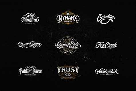 Lettering Logo Design, Vol. 12 on Behance