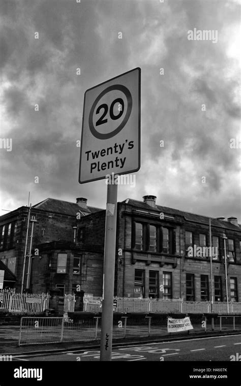 Road signs at school - road safety Stock Photo - Alamy