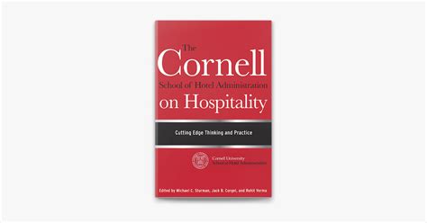 ‎The Cornell School of Hotel Administration on Hospitality on Apple Books