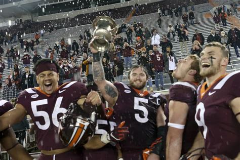 For Virginia Tech, celebrating rivalry win vs. Virginia brings a sigh of relief - The Athletic