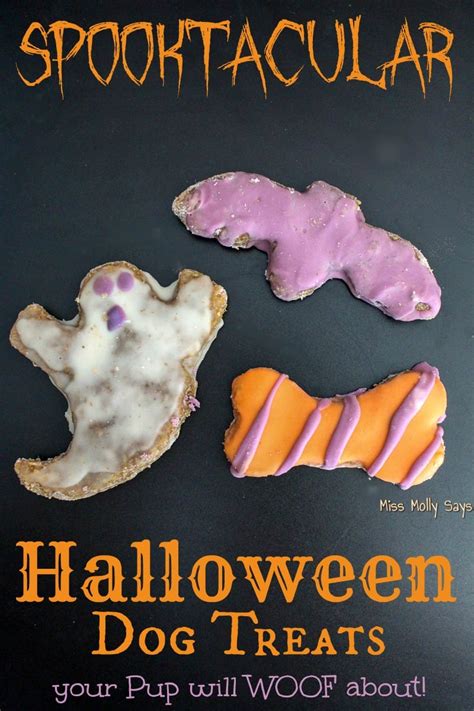 Spooktacular Banana & Squash Halloween Dog Treats your Pup will WOOF about! - Miss Molly Says