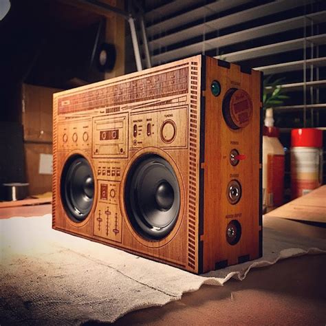 The Wooden Boombox by Designer Jake Mize