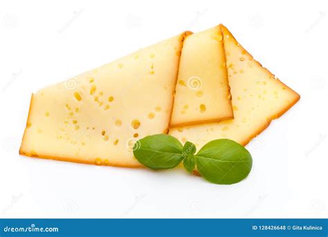 Cheese Slices Isolated on the White Background.= Stock Photo - Image of milk, stack: 128426648