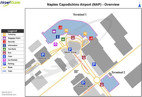 Nápoli - Nápoli / Capodichino International (NAP) Airport Terminal Map - Overview | Car rental ...