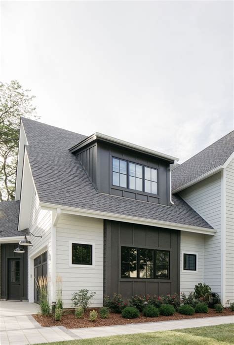 Dark Board and Batten Siding Sherwin Williams Iron Ore Dark Board and Batten Siding Paint Color ...