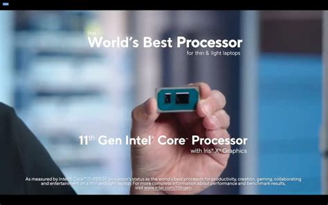 Intel Announces the 11th Gen Intel Core Laptop CPUs