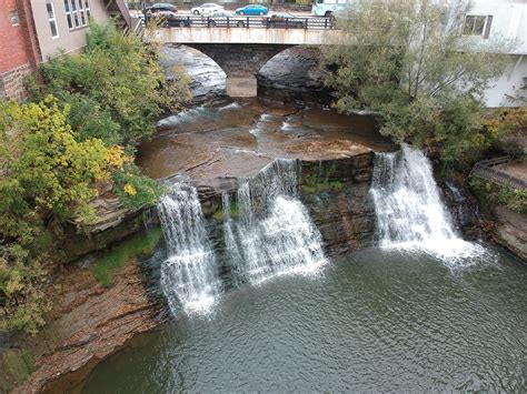 The Falls at Chagrin Falls, Ohio : r/Cleveland