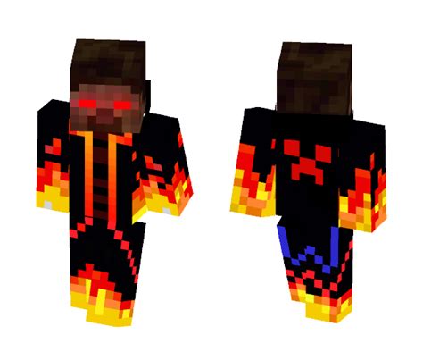 Download Fire Herobrine Skin Minecraft Skin for Free. SuperMinecraftSkins