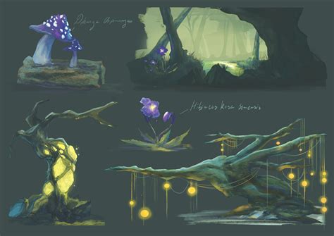 ArtStation - Swamp Plants