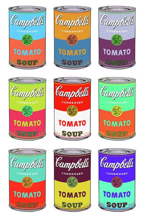 Campbell's Soup Cans Pop Art Poster by Andy Warhol