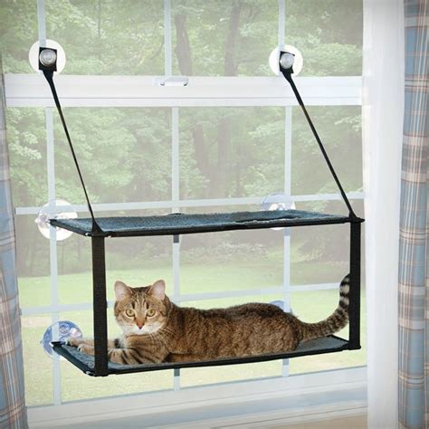 K&H PET PRODUCTS EZ Mount Double Stack Kitty Sill Cat Window Perch ...